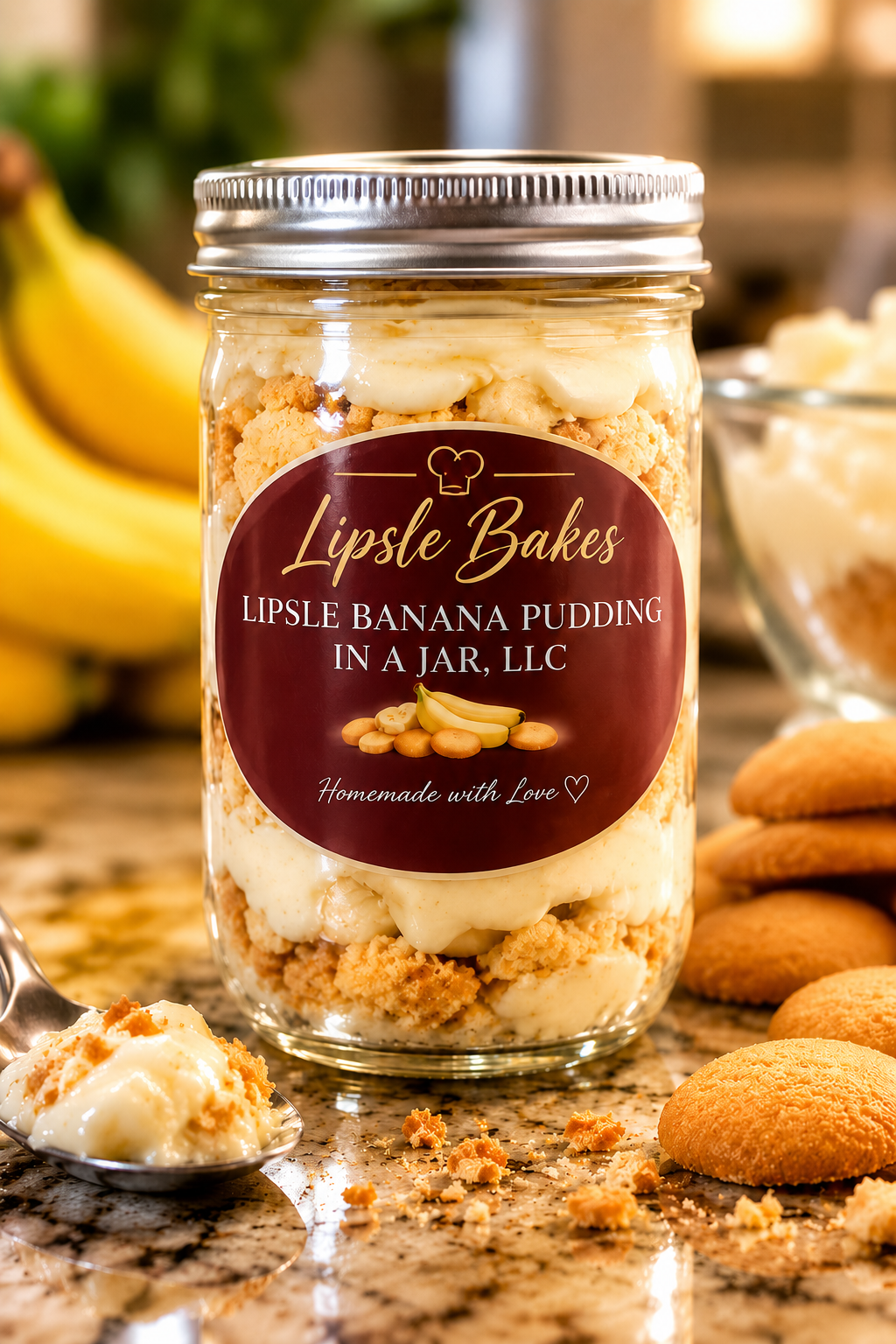 Banana Pudding Jar